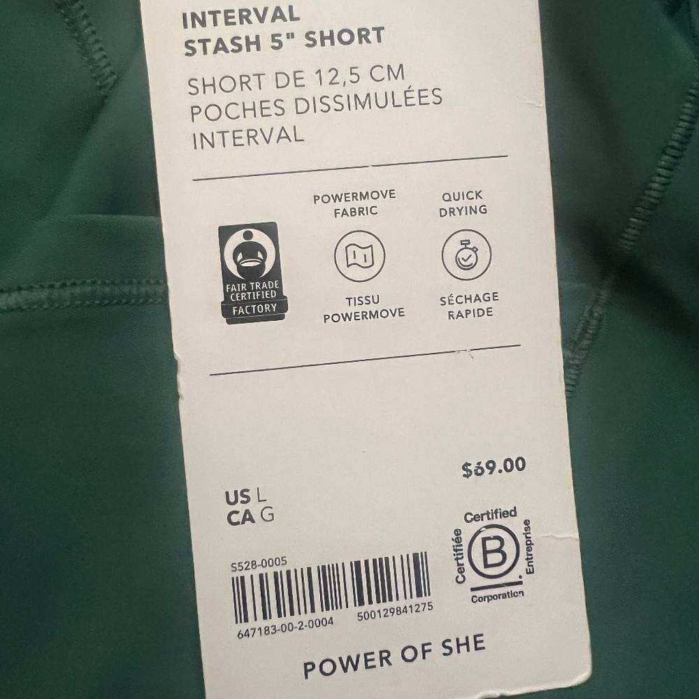 New athleta shorts